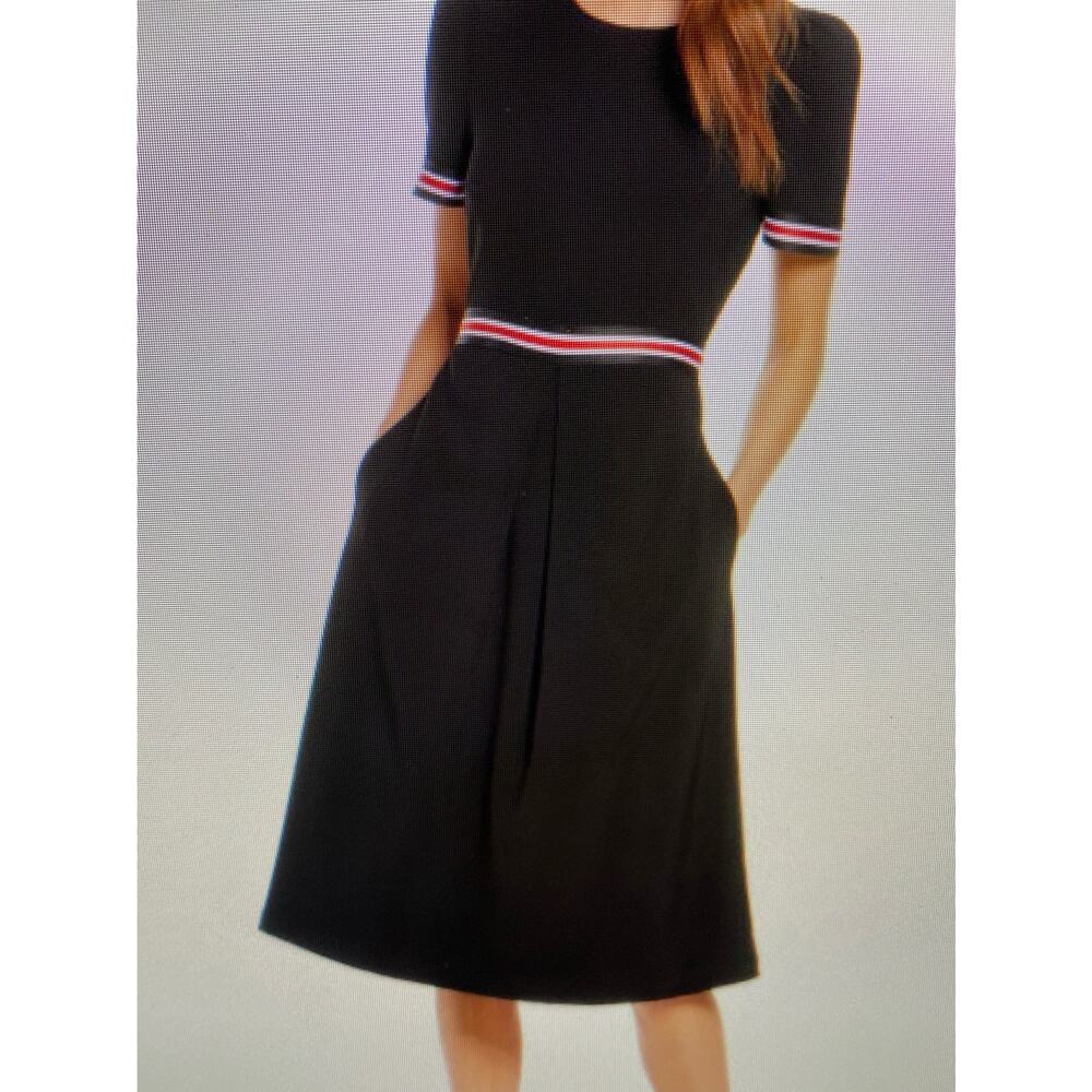 NWT 1901 Size 10 stripe trim midi dress